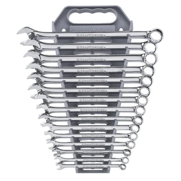 Gearwrench 15 Pc Metric Long Pattern Combo Wrench Set (81902)