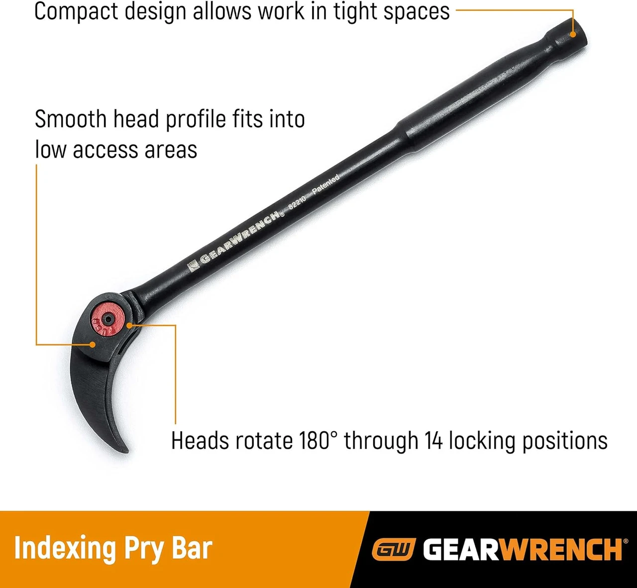 Gearwrench 33" Indexing Pry Bar (82233) — product image 7