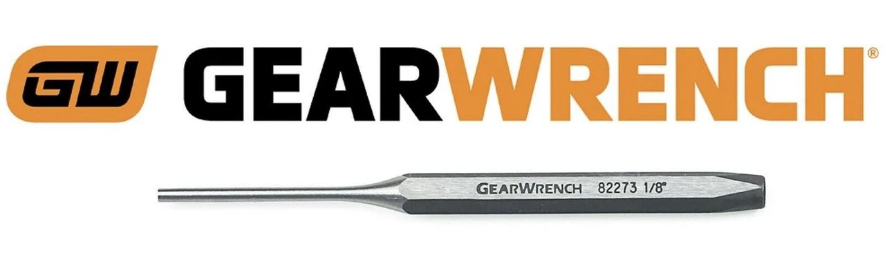 Gearwrench Pin Punch 1/8" x 5" x 5/16" (82273)