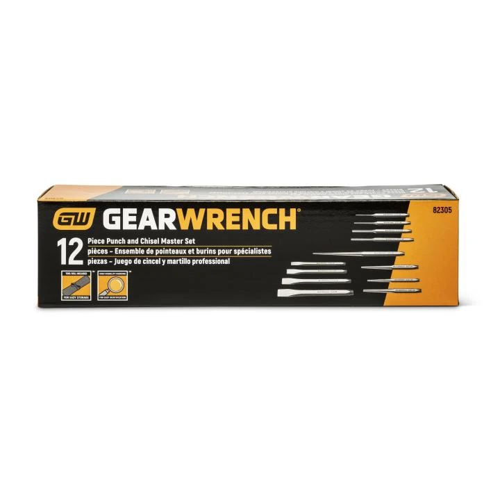 Gearwrench 12 Pc Punch & Chisel Set (82305) — product image 2