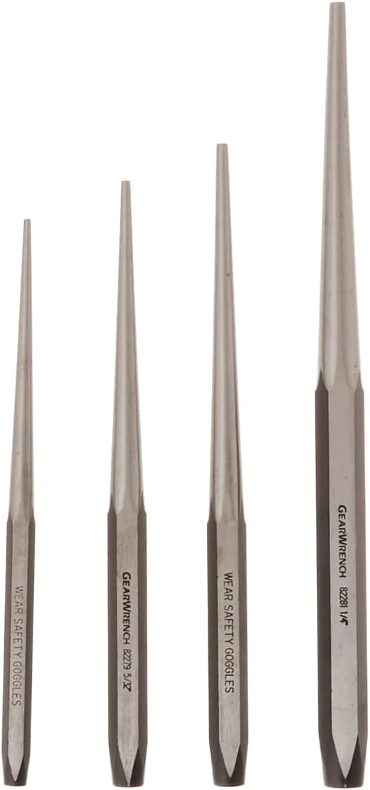 Gearwrench 4 Pc Long Taper Punch Set (82307)