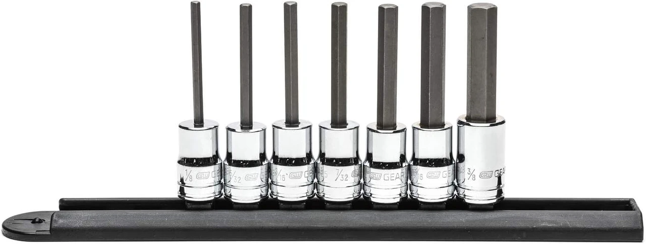 Gearwrench 7 Pc. 3/8" Mid-Length Hex Bit Set (82529)