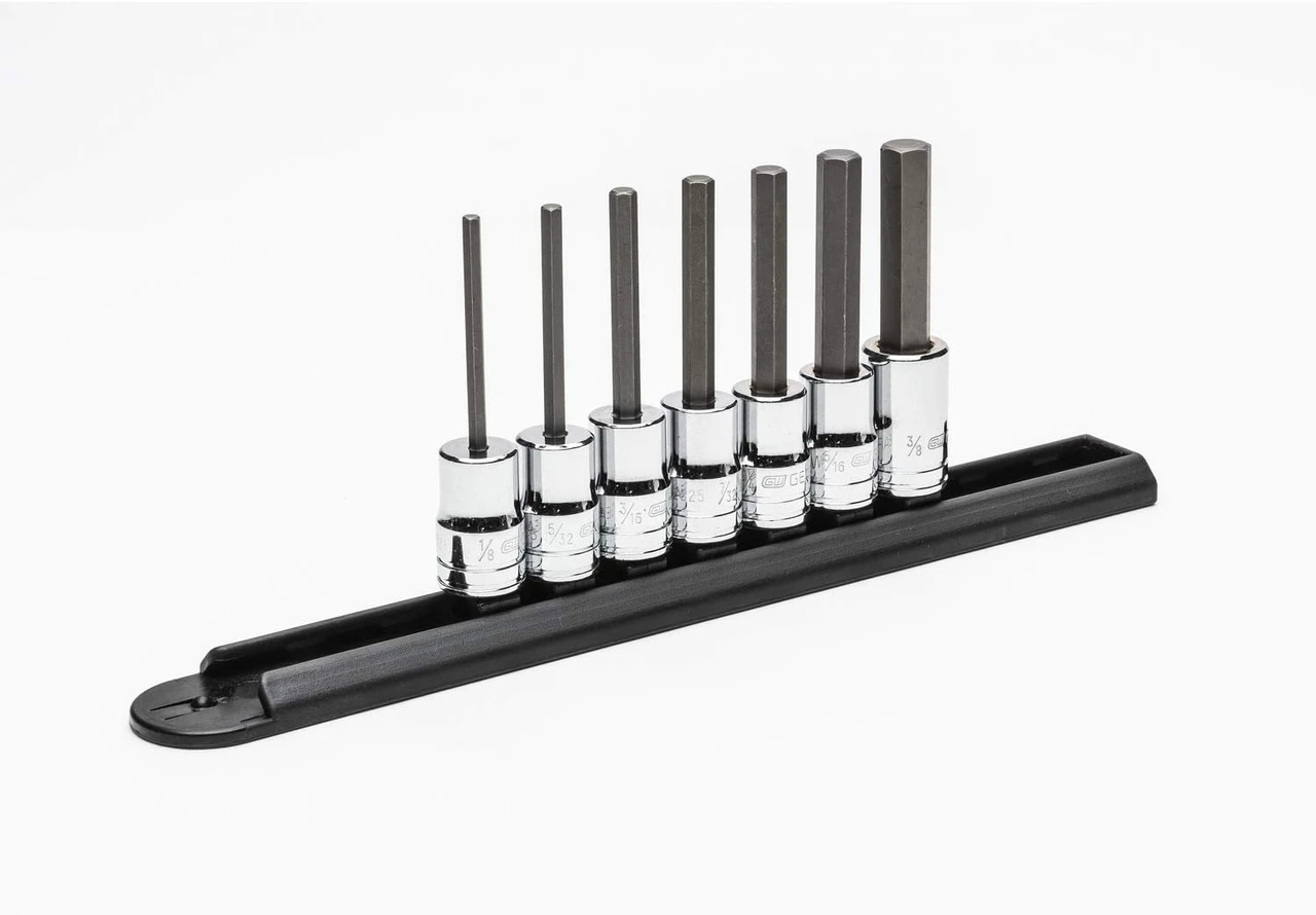 Gearwrench 7 Pc. 3/8" Mid-Length Hex Bit Set (82529) — product image 12