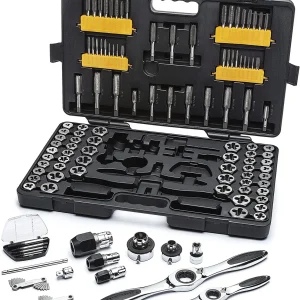Gearwrench 114 Pc Large Box Ratcheting Tap & Die Set (82812)