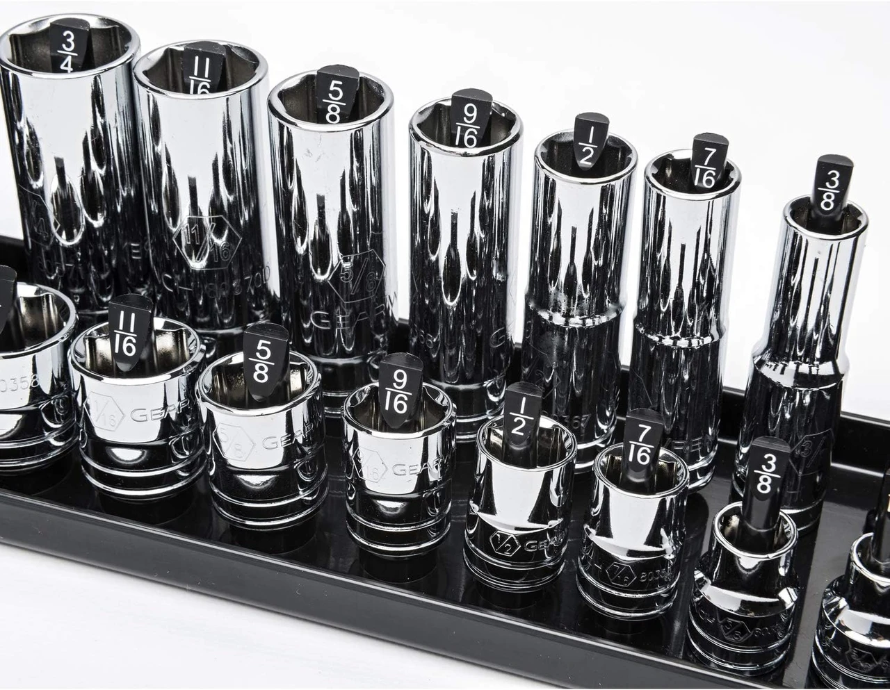 Gearwrench 3 Pc SAE Tray Set Black (83118) — product image 2