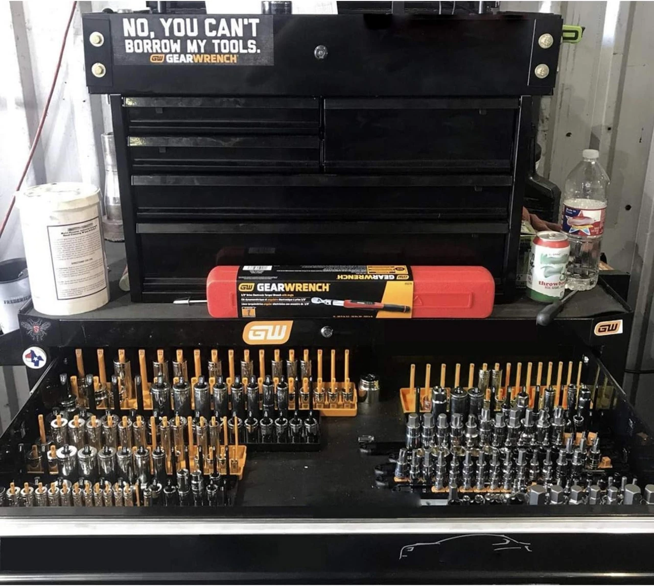 Gearwrench 3 Pc SAE Tray Set Black (83118) — product image 3