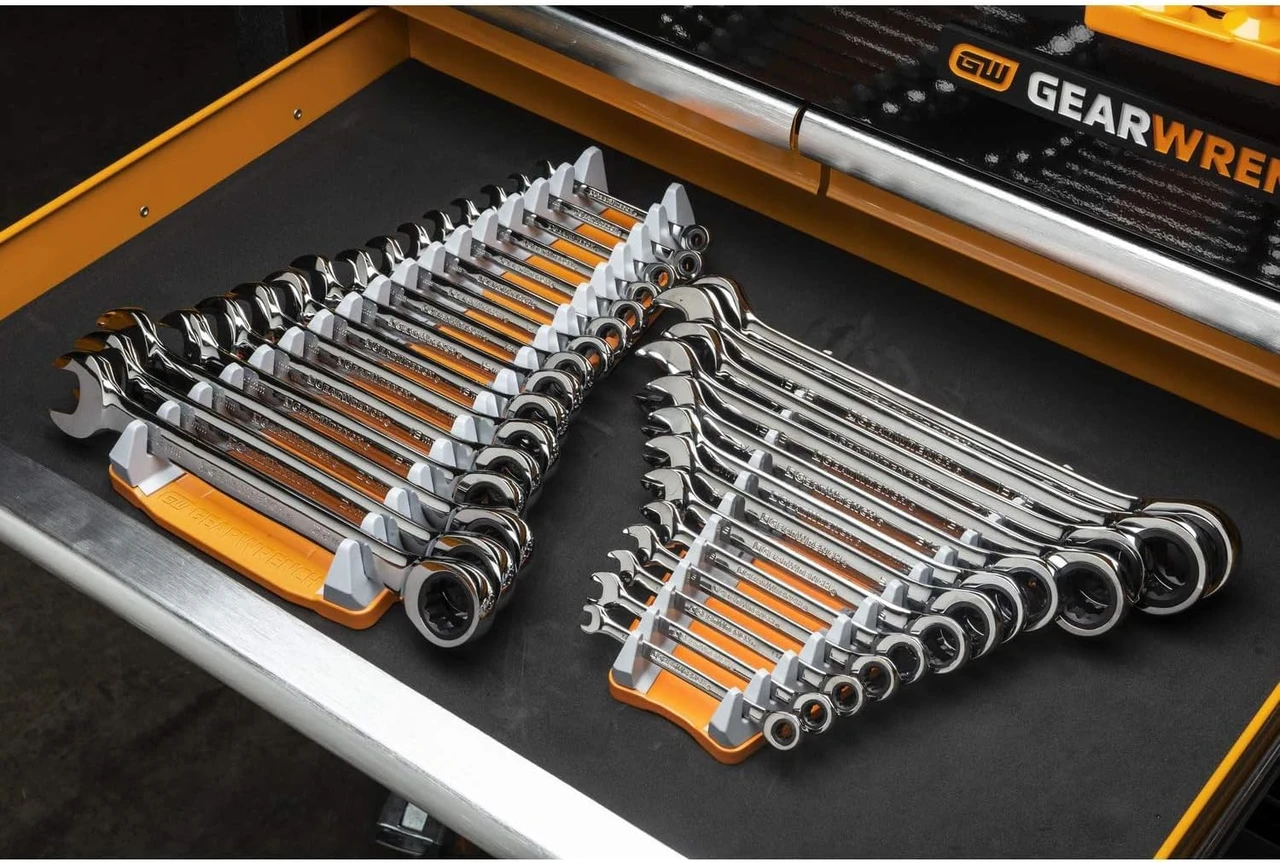 Gearwrench 2 Pc 16 Slot Reversible Wrench Racks (83121) — product image 9