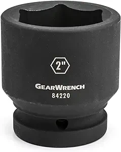 Gearwrench 1" Dr 6 Pt Impact Socket 2" (84220)