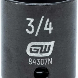 Gearwrench 3/8" Dr 6 Pt 3/4" Standard Impact Socket (84307N)