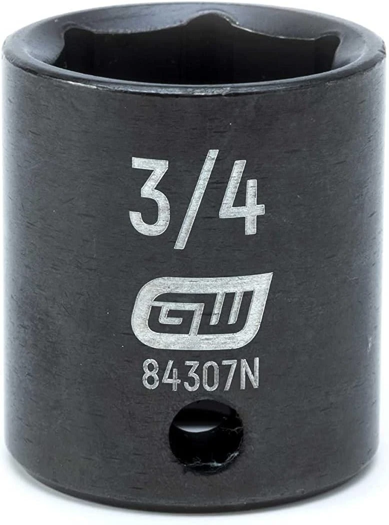Gearwrench 3/8" Dr 6 Pt 3/4" Standard Impact Socket (84307N)