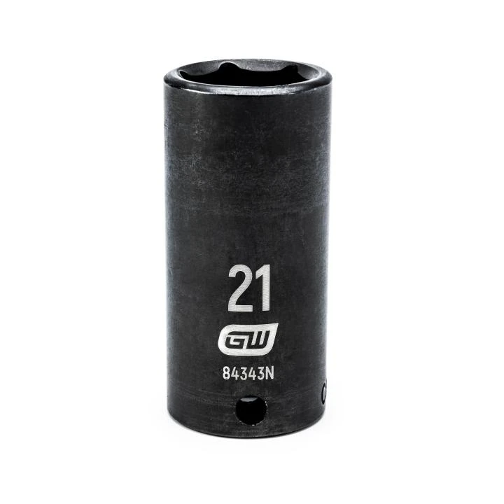 Gearwrench 3/8" Dr 6 Pt 21mm Deep Impact (84343N)