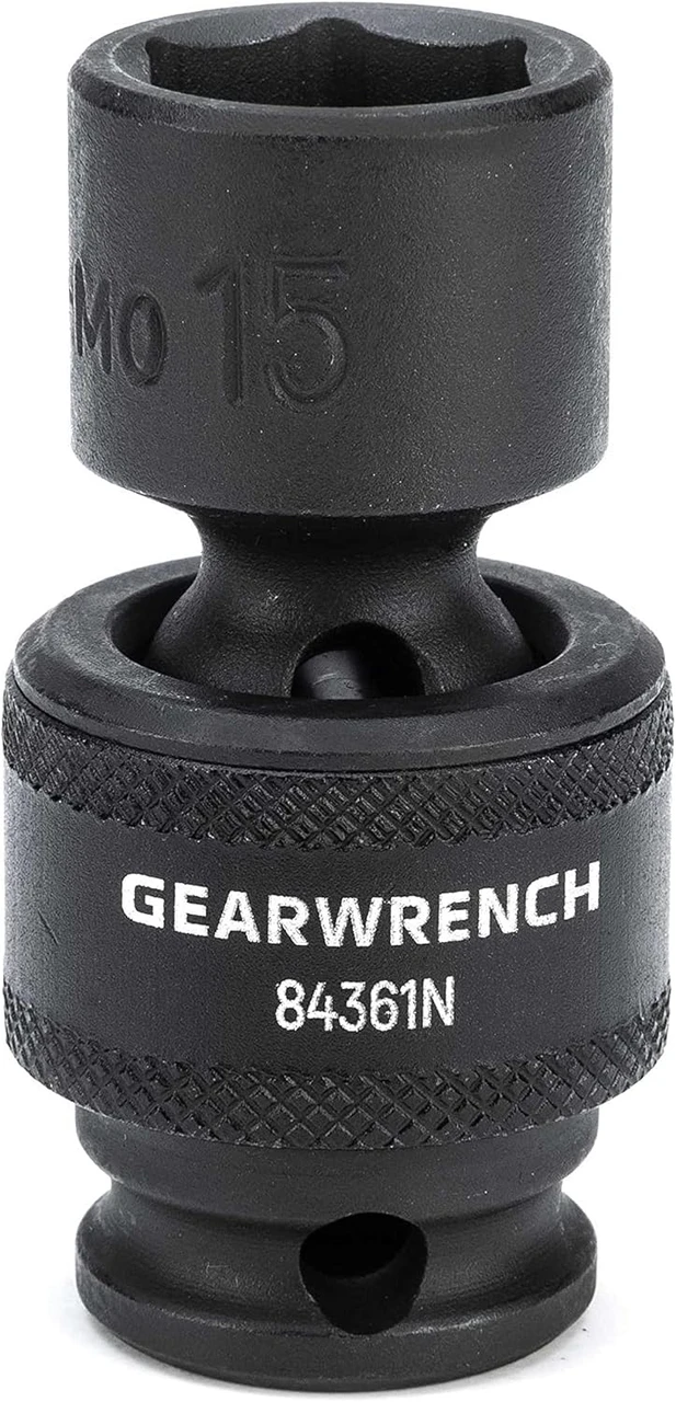 Gearwrench 3/8" Dr 6 Pt 15mm Universal Impact (84361N)
