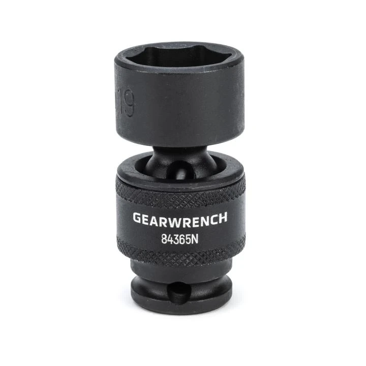 Gearwrench 3/8" Dr 6 Pt 19mm Universal Impact Socket (84365N)
