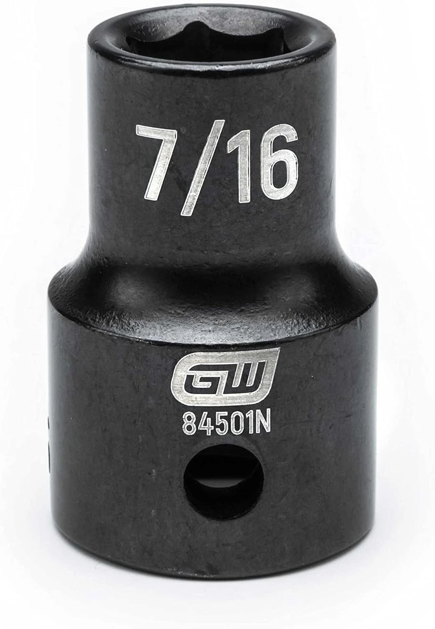 Gearwrench 1/2" Dr 6 Pt 7/16" Standard Impact (84501N)