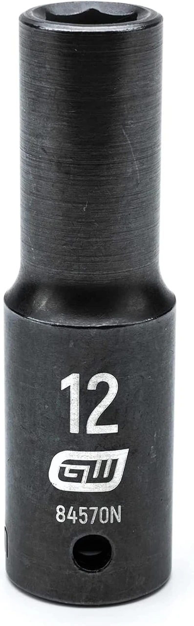 Gearwrench 1/2" Dr 6 Pt 12mm Deep Impact Socket (84570N)