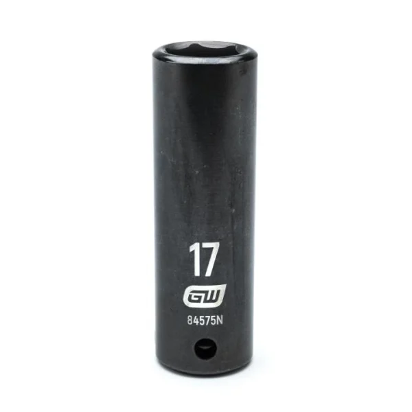 Gearwrench 1/2" Dr 6 Pt 17mm Deep Impact Socket (84575N)