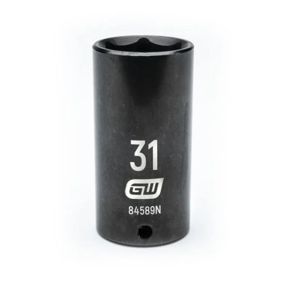 Gearwrench 1/2" Dr 6 Pt 31mm Deep Impact Socket (84589N)