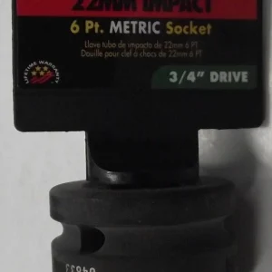 Gearwrench 3/4" Drive 22mm Impact Socket (84833)