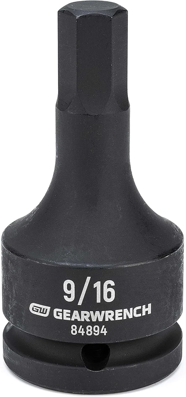 Gearwrench 3/4" Dr Hex Impact Bit Socket 9/16" (84894)