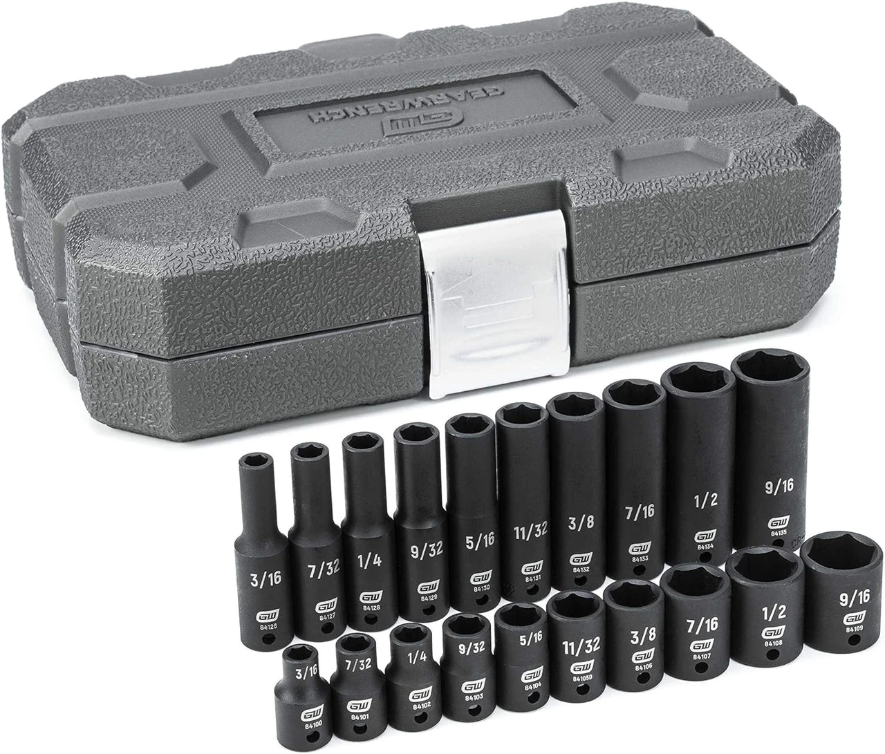 Gearwrench 20 Pc 1/4" Dr SAE Impact Socket Set (84900)