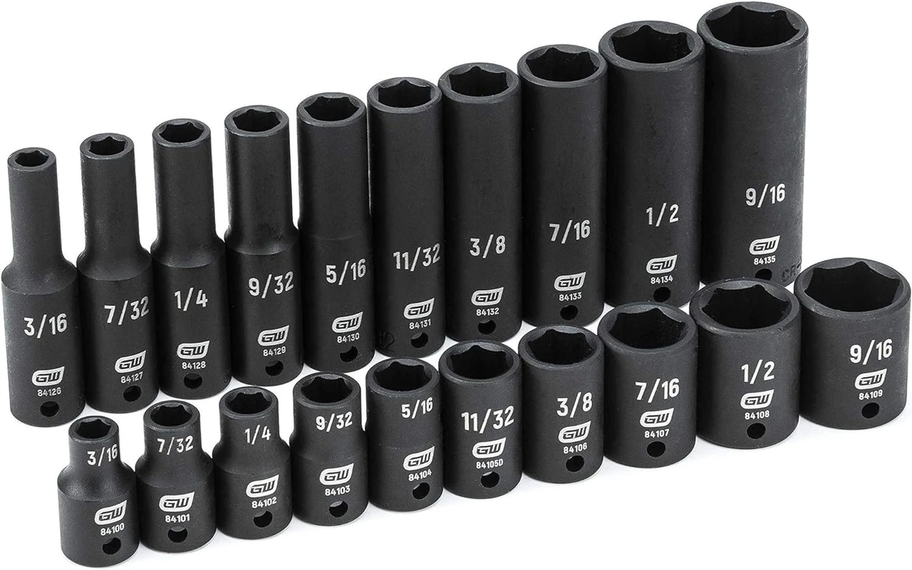 Gearwrench 20 Pc 1/4" Dr SAE Impact Socket Set (84900) — product image 2