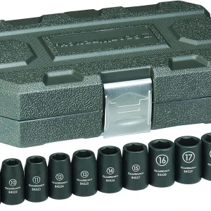 Gearwrench 12 Pc 1/2" Dr 6 Pt Metric Impact Socket (84930N)