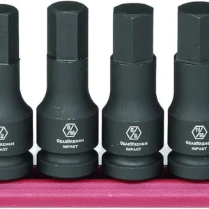Gearwrench 7 Pc 1/2" Drive Metric Impact Hex Socket Set (84940)