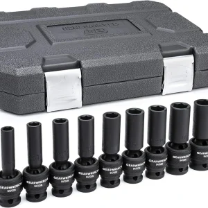 Gearwrench 10 Pc. 1/2" Drive Deep Universal Impact SAE Set (84943N)