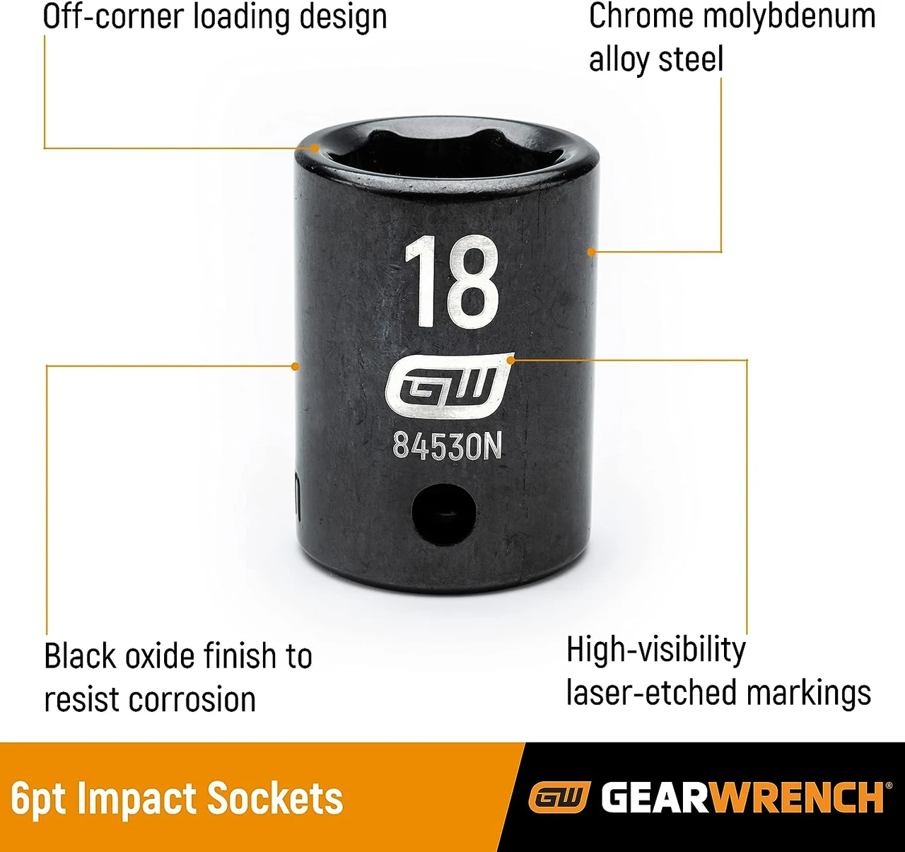 Gearwrench 39Pc 1/2" Dr 6Pt Metric Std/Deep Set (84948N) — product image 5
