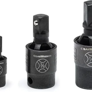 Gearwrench 3 Pc 1/4", 3/8", 1/2" X-Core Pinless Impact (84960)
