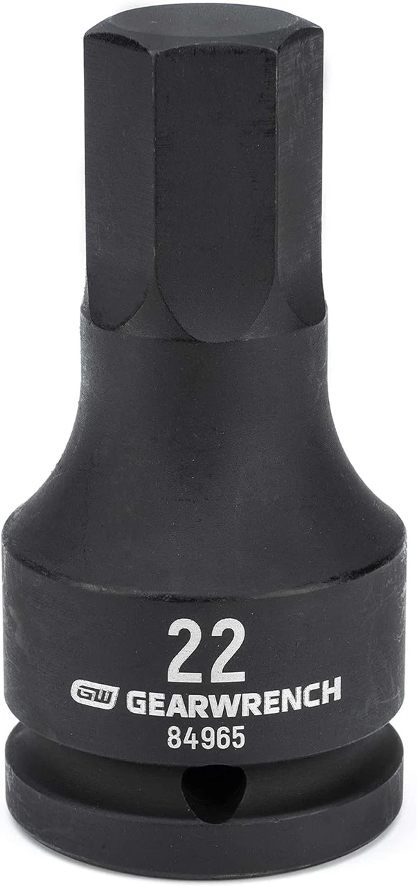 Gearwrench 3/4" Dr Hex Impact Bit Socket 22mm (84965)