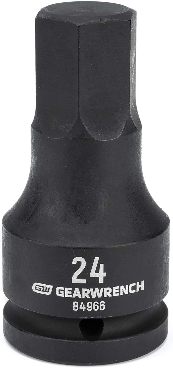 Gearwrench 3/4" Dr Hex Impact Bit 24mm (84966)
