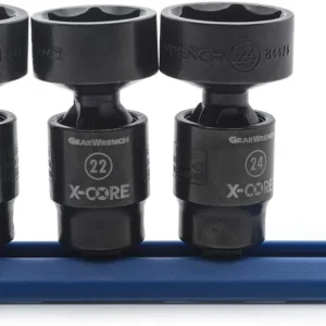 Gearwrench 3 Pc 3/8" Dr Metric Pinless Universal (84976)