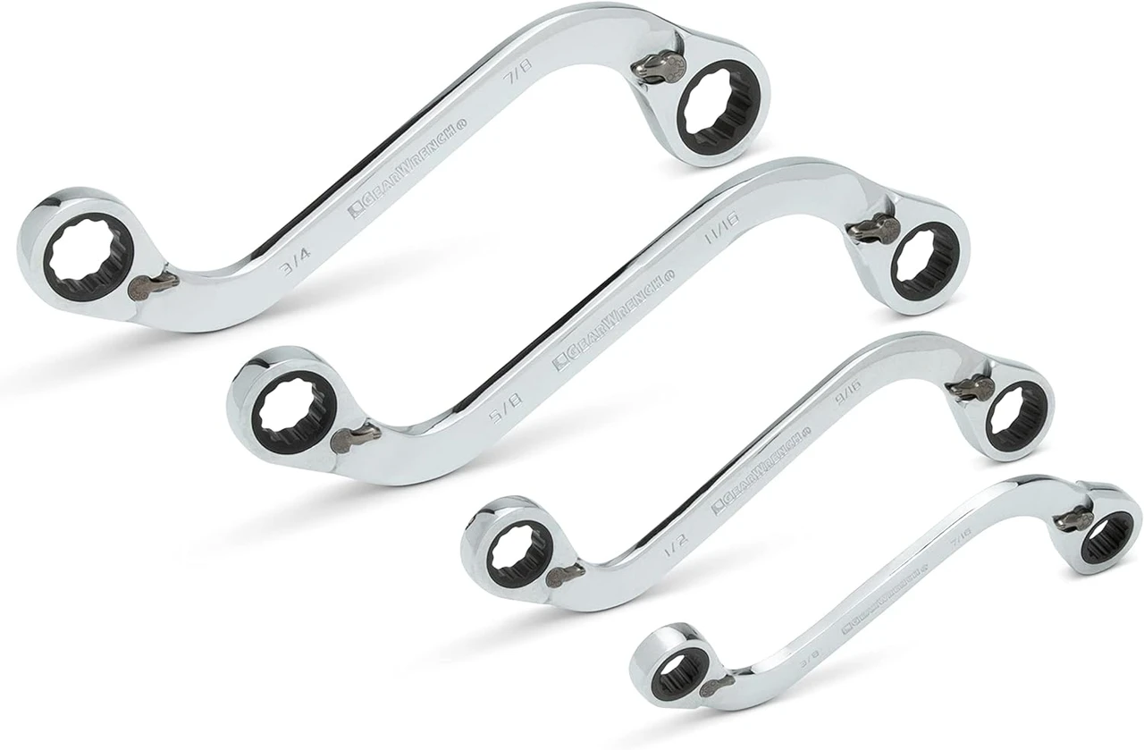 Gearwrench 4 Pc Reversible S-Shaped Wrench Set (85399) — product image 12