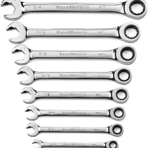 Gearwrench 8 Pc Ratcheting Socket Open End SAE (85599)