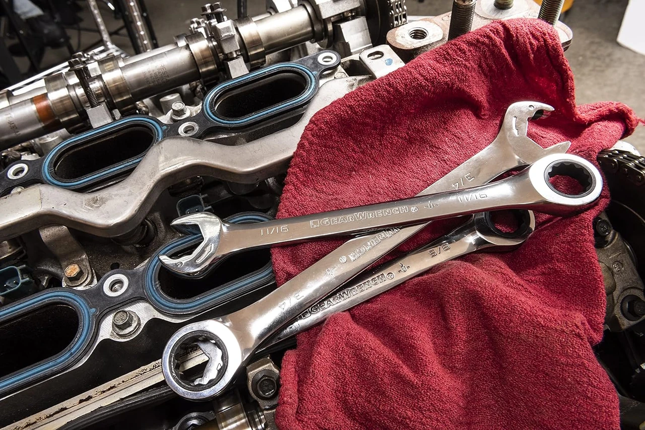 Gearwrench 8 Pc Ratcheting Socket Open End SAE (85599) — product image 8