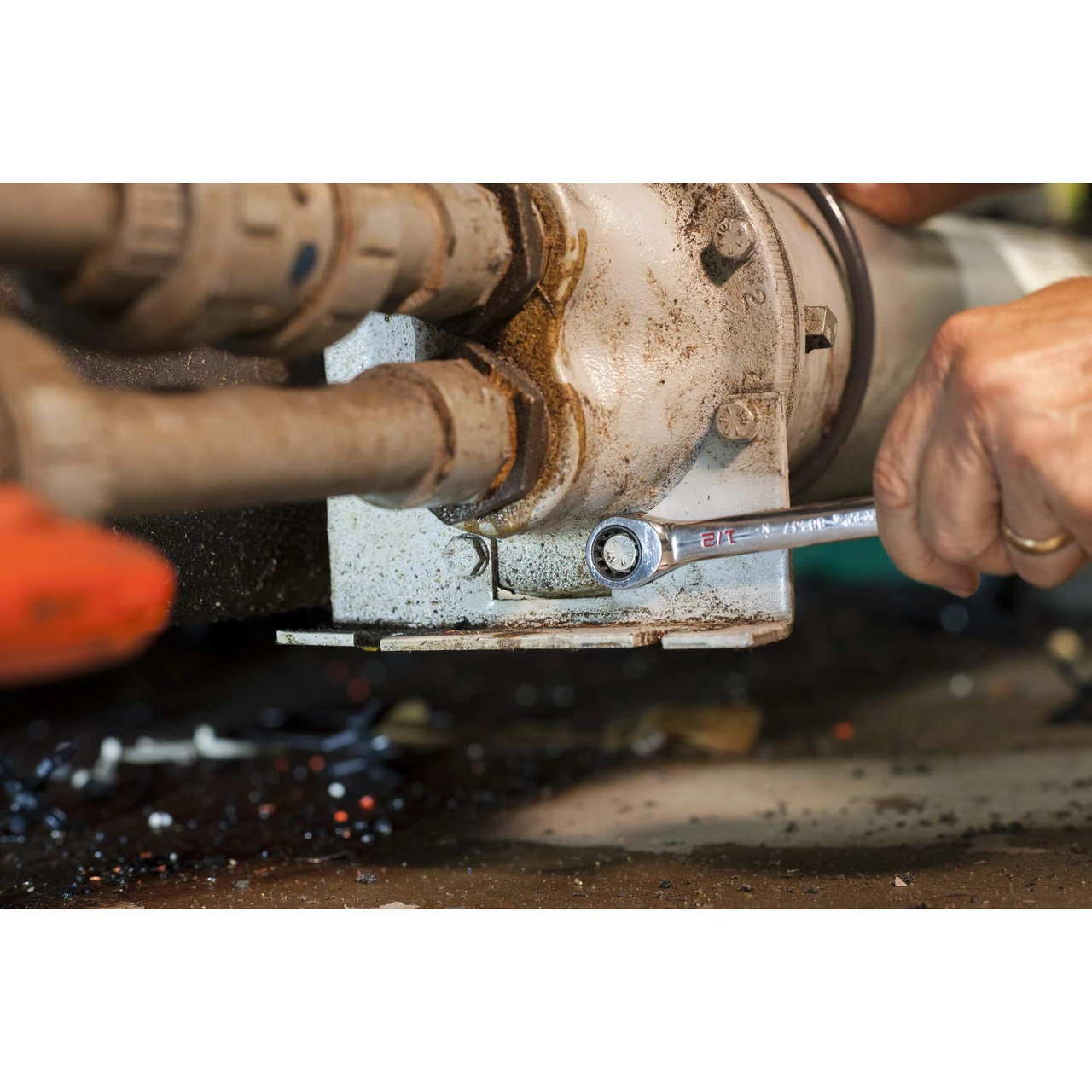 Gearwrench 120XP Universal XL Flex-Head Gearbox Wrench 9/16" (86134) — product image 3