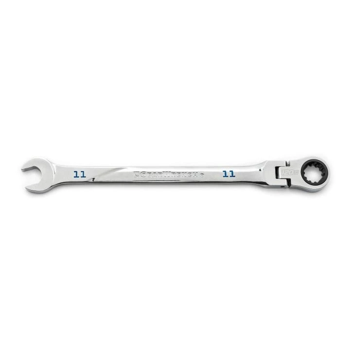 Gearwrench 86211 combination wrench marked 11mm with flex box end