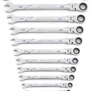Gearwrench 12 Pc Flex Spline Metric 120XP XL Ratcheting (86229)