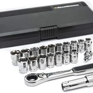 Gearwrench 21 Pc GearRatcheting Socket Set (8921)