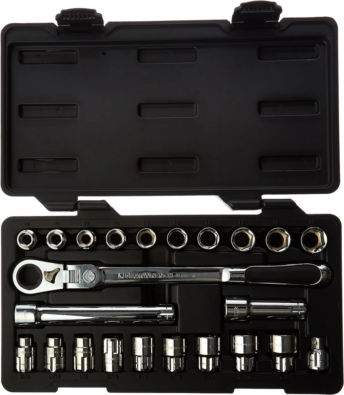 Gearwrench 23 Pc 3/8" Dr 20mm Pass Thru Set (893823) — product image 2