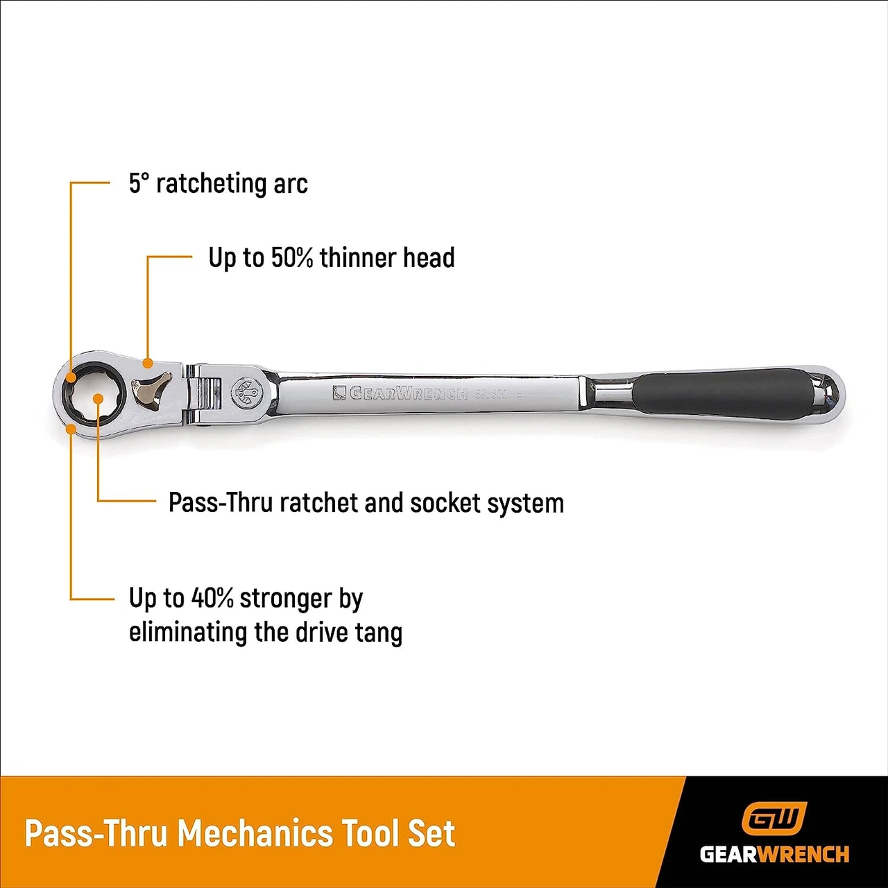 Gearwrench 23 Pc 3/8" Dr 20mm Pass Thru Set (893823) — product image 3
