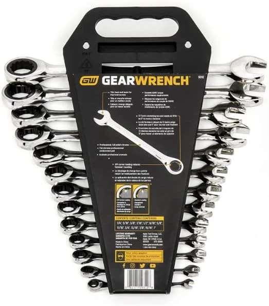Gearwrench 13 Pc Fractional Double Box Ratcheting Set (9312) — product image 8