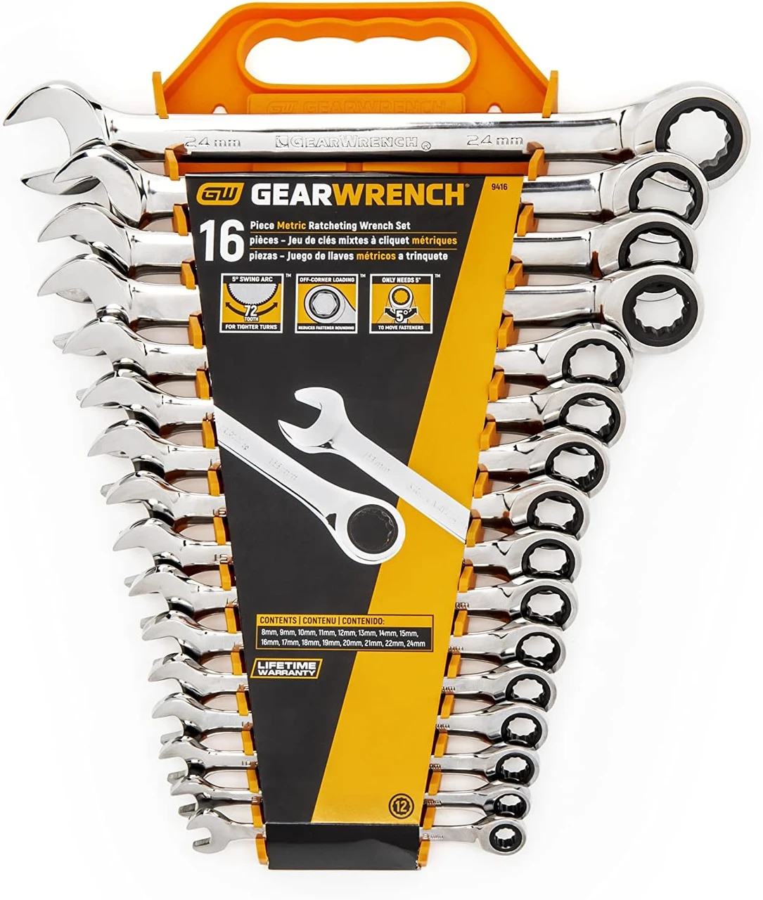 Gearwrench 16 Pc Metric Double Box Ratcheting Set (9416) — product image 14