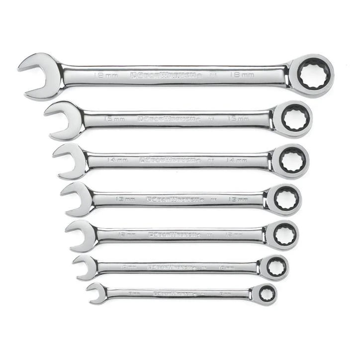 Gearwrench 7 Pc Metric Double Box Ratcheting Set (9417)