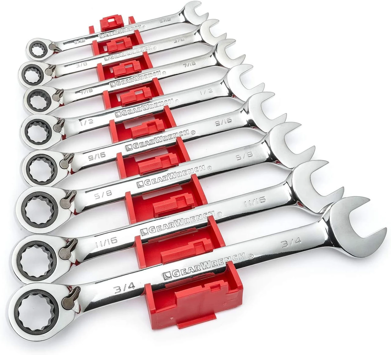 Gearwrench Reversible Combo Ratcheting Wrench Set SAE (9533N)