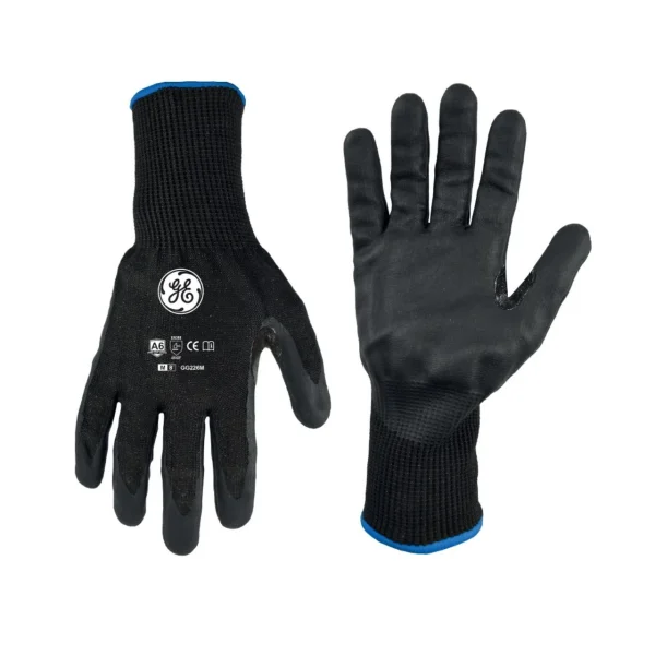 General Electric 13 Gauge Level 6 Foam Nitrile Coated Gloves - 1 Pair (GG226MC, GG226LC, GG226XLC)