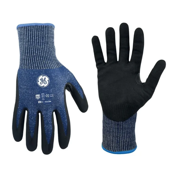 General Electric 13GA Level 4 Micro Foam Nitrile Dipped Gloves (GG224MC, GG224LC, GG224XLC)