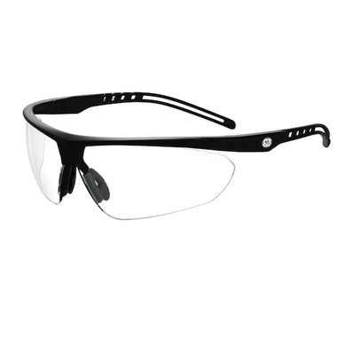 General Electric Black/Black Scratch-Resistant Safety Glasses - Clear Lens (GE208CAF) — product image 3