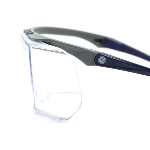 General Electric Gray/Indigo Safety Glasses Clear Scratch-Resistant (GE112C)